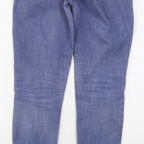 Denim Co Womens Blue  Cotton Skinny Jeans Size 8 L30 in Regular Button