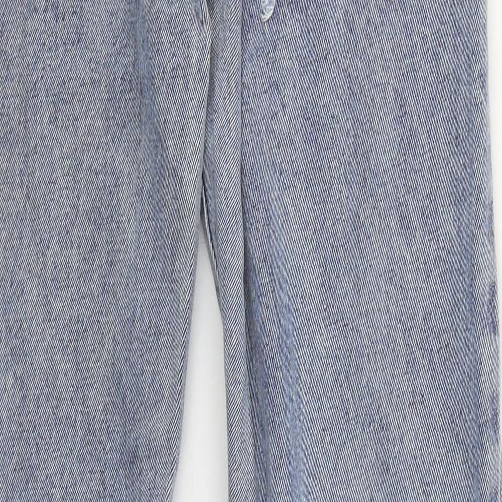 Nasty Gal Womens Blue  Cotton Bootcut Jeans Size 6 L32 in Regular Button - Stars