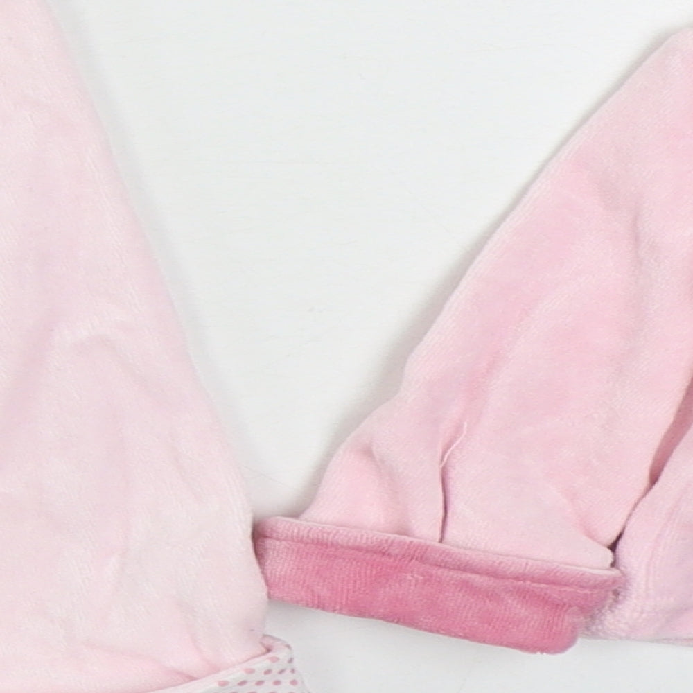 Miobic & Marks and Spencer Girls Pink  Polyester  Pyjama Set Size 6-9 Months  Button