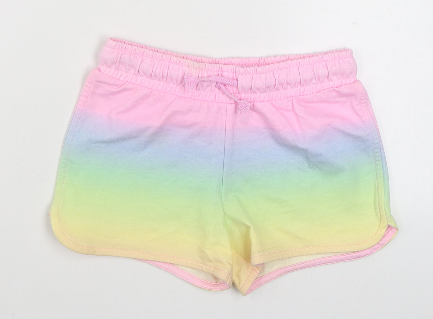 F&F Girls Multicoloured  Cotton Sweat Shorts Size 10-11 Years  Regular Tie