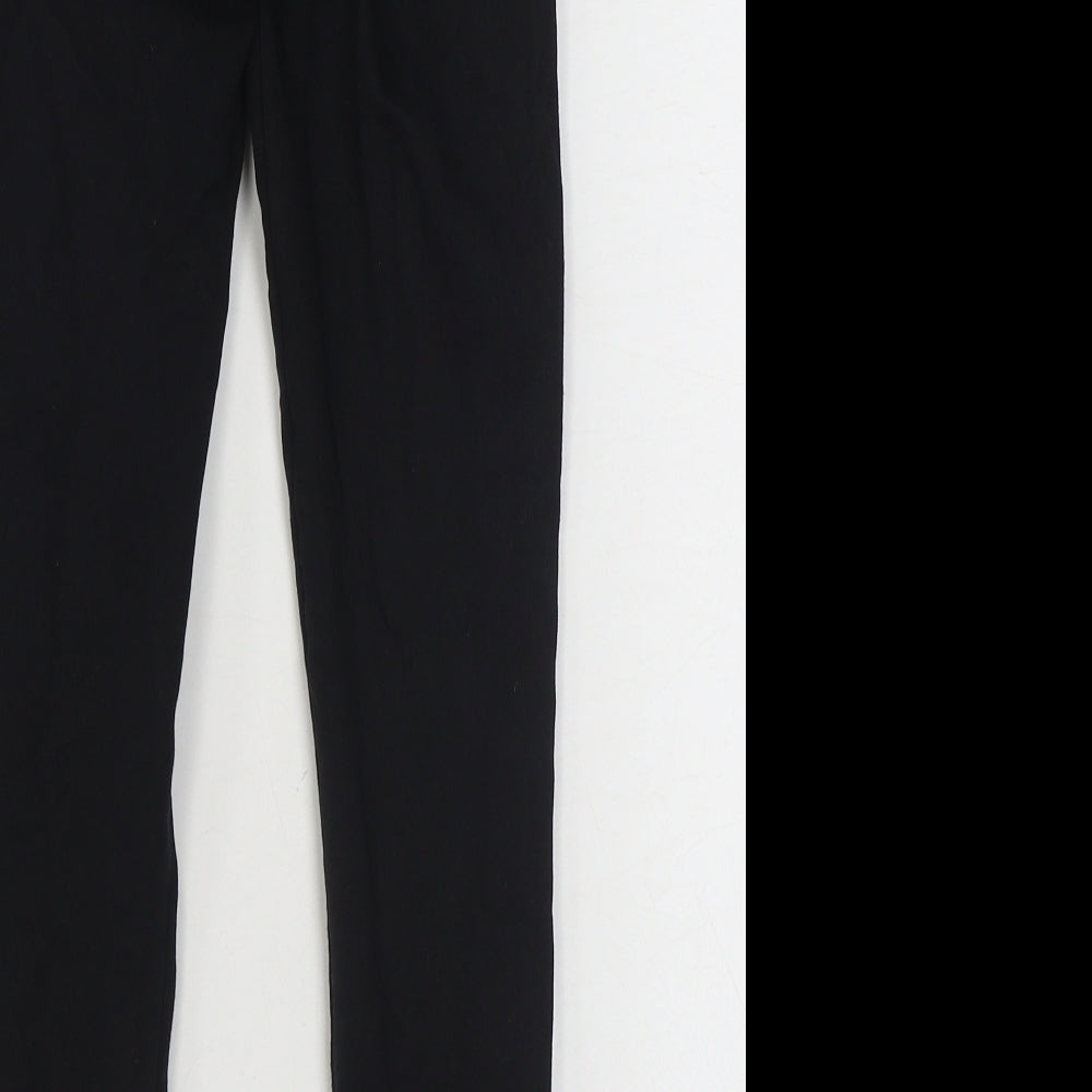 H&M Girls Black  Cotton Jogger Trousers Size 9-10 Years  Regular