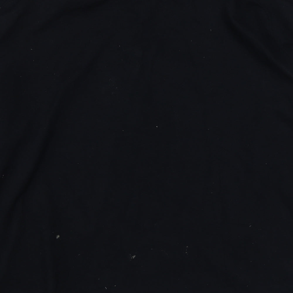 CANTURBRY RUGBY Mens Black  Cotton  Polo Size 4XL Collared Pullover