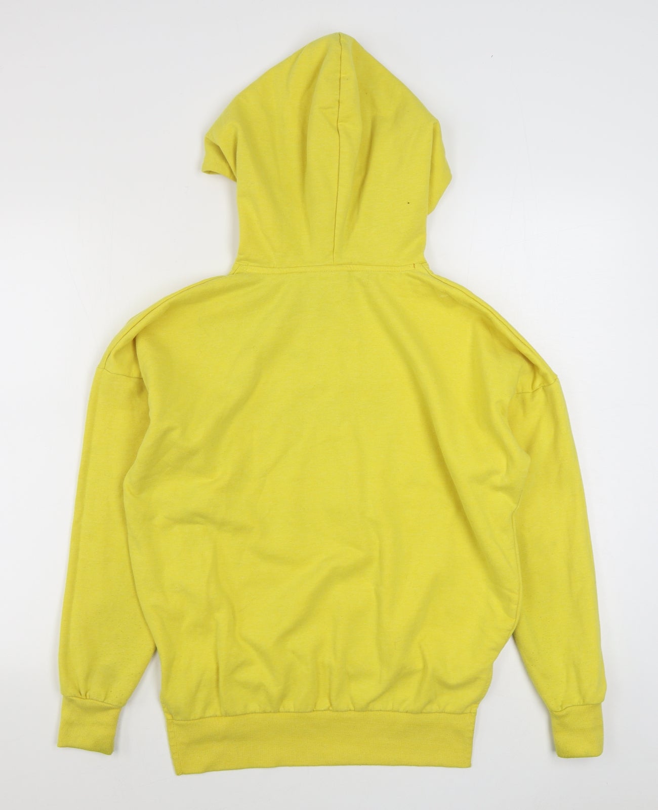 Primark Womens Yellow  Cotton Pullover Hoodie Size XS  Pullover