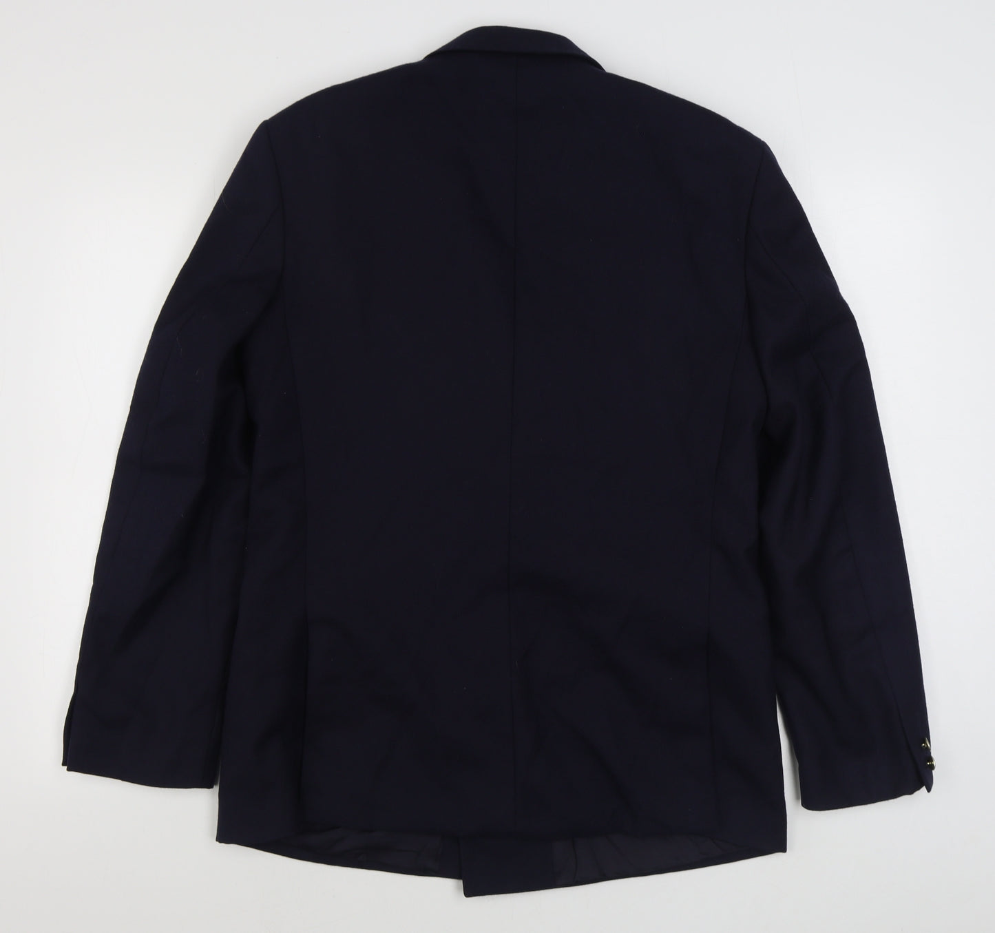 Skopes Mens Blue  Wool Jacket Suit Jacket Size 38