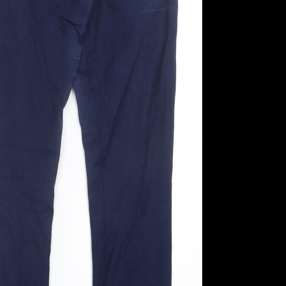 George Womens Blue  Cotton Jegging Trousers Size 16 L30 in Regular