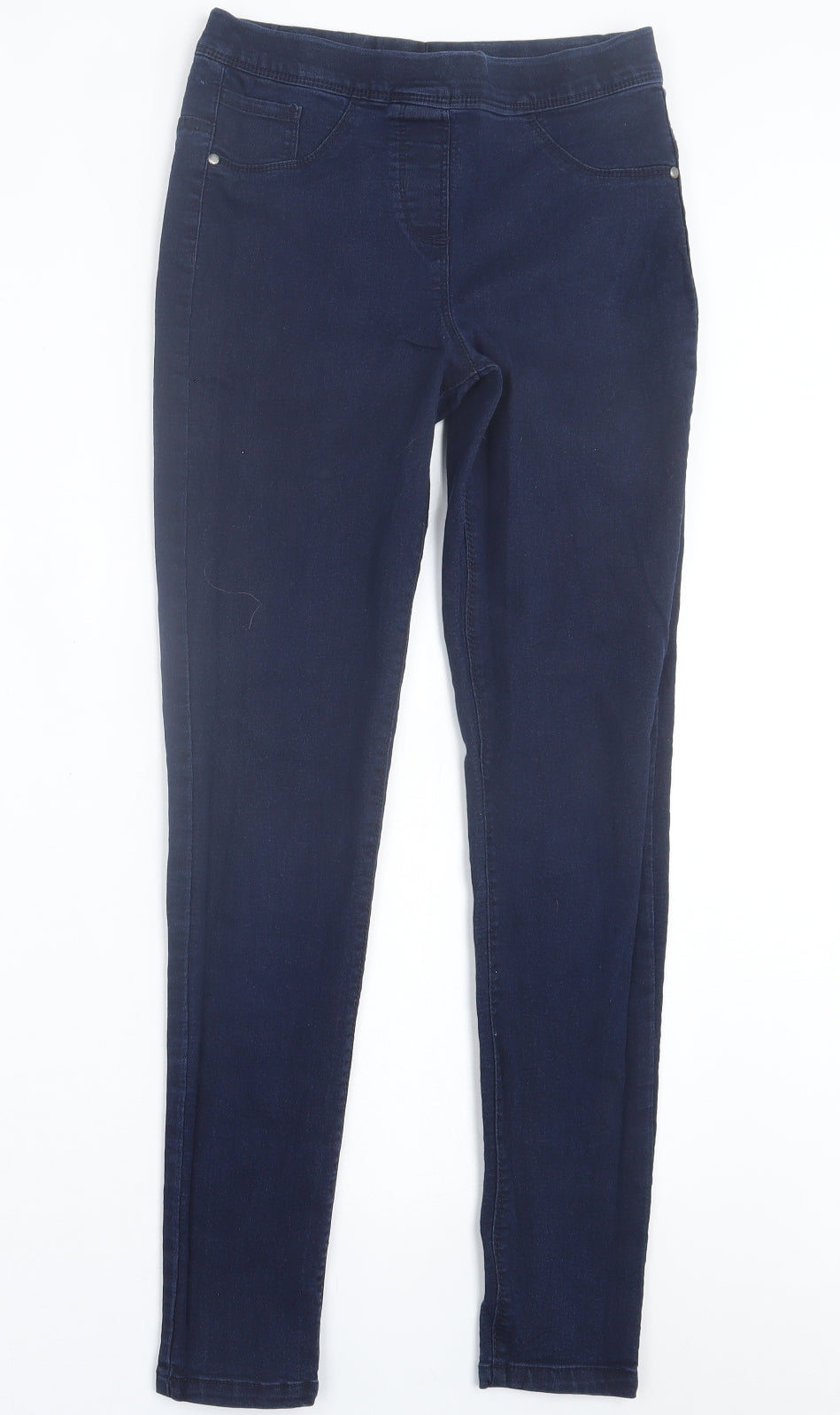 pep&co Girls Blue  Cotton Jegging Trousers Size 11-12 Years  Regular Pullover