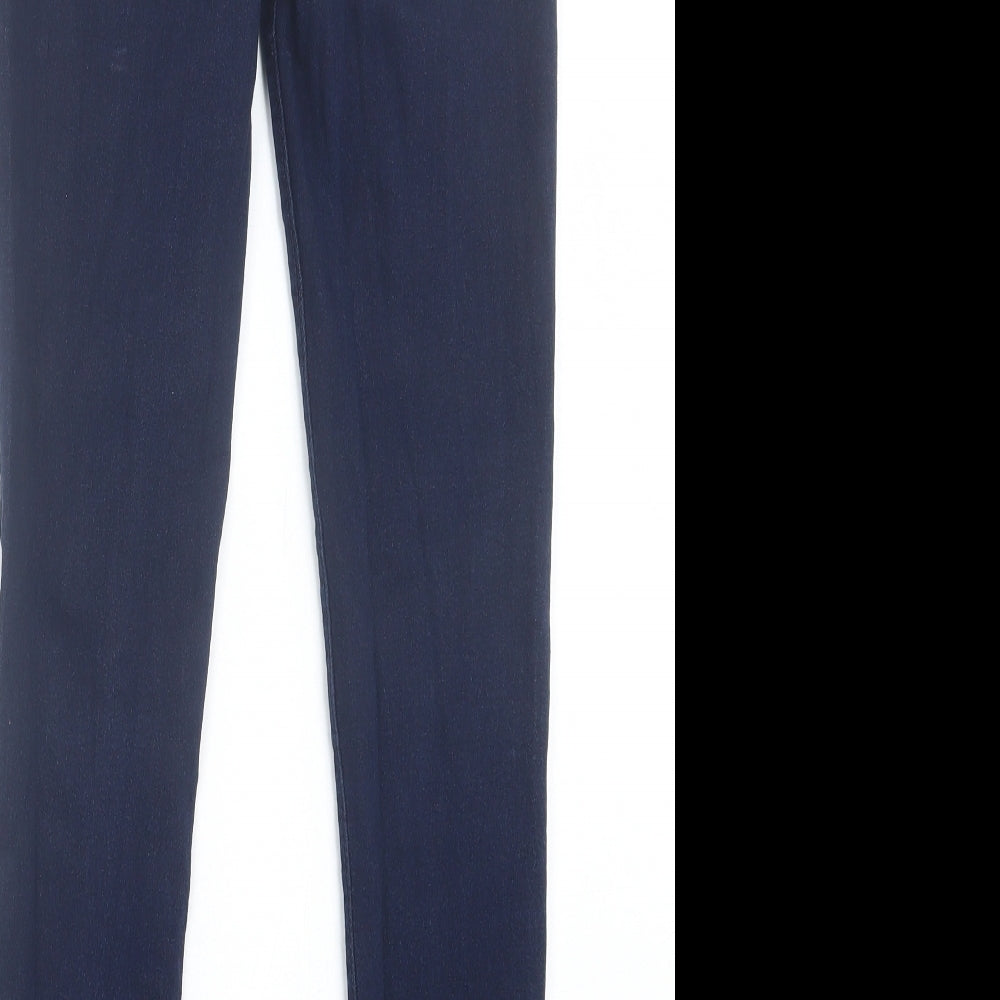 pep&co Girls Blue  Cotton Jegging Trousers Size 11-12 Years  Regular Pullover