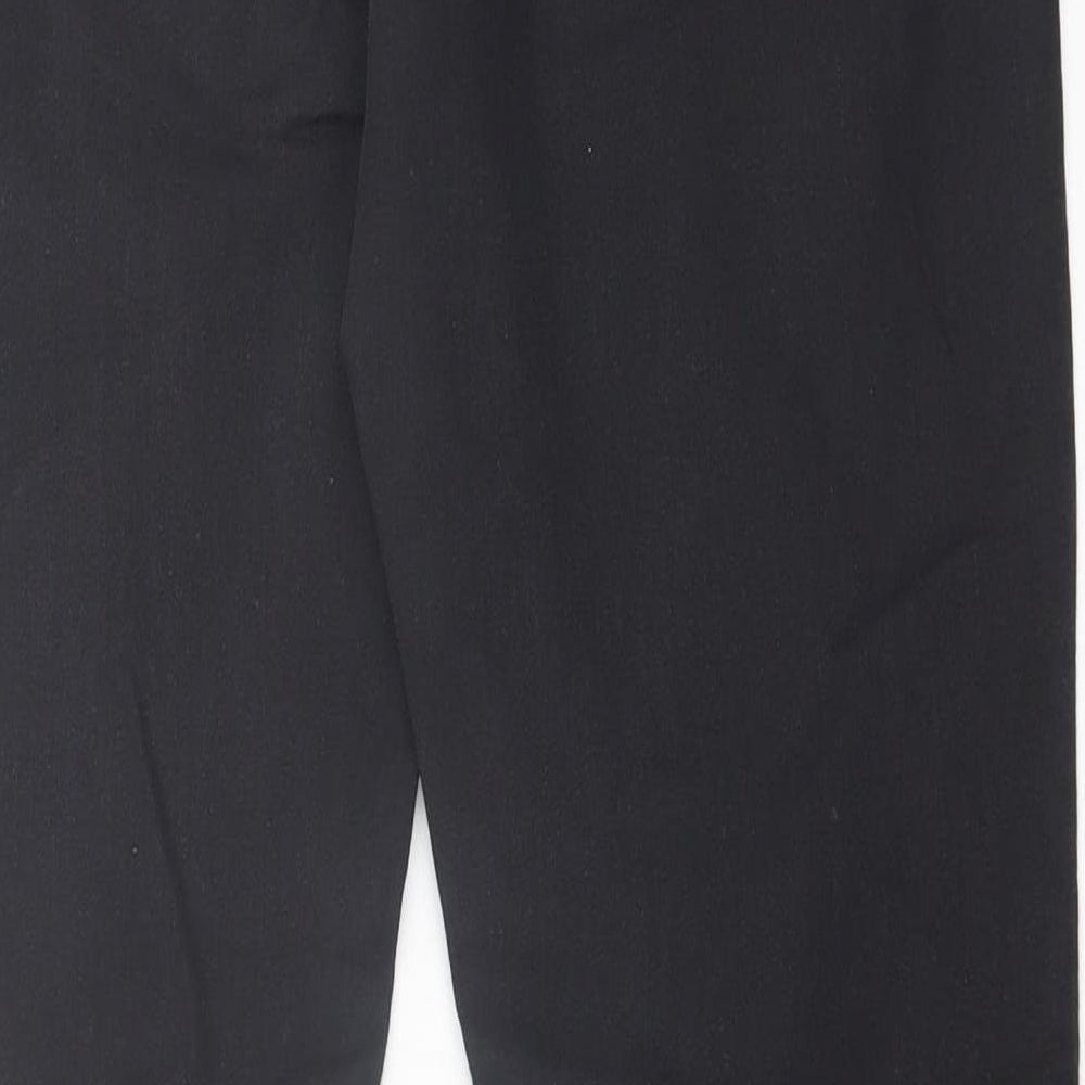 Marks and Spencer Womens Black  Cotton Jegging Trousers Size 12 L31 in Regular
