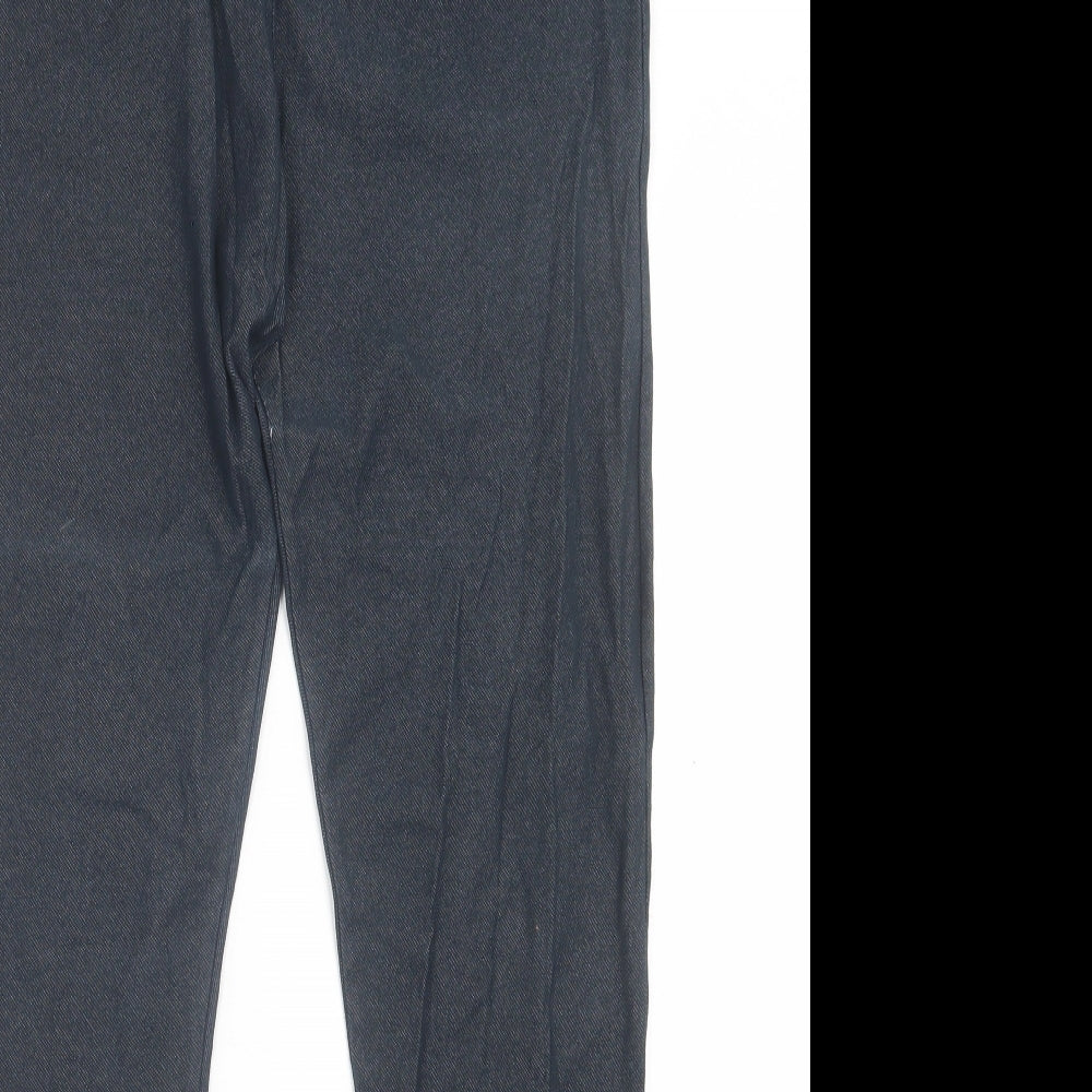 Select Womens Blue  Cotton Jegging Trousers Size 16 L30 in Regular