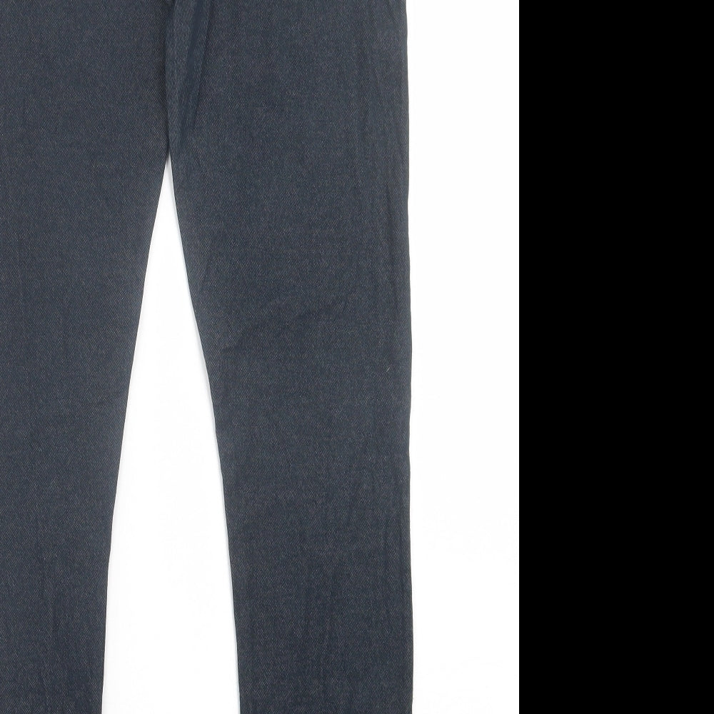 Select Womens Blue  Cotton Jegging Trousers Size 16 L30 in Regular