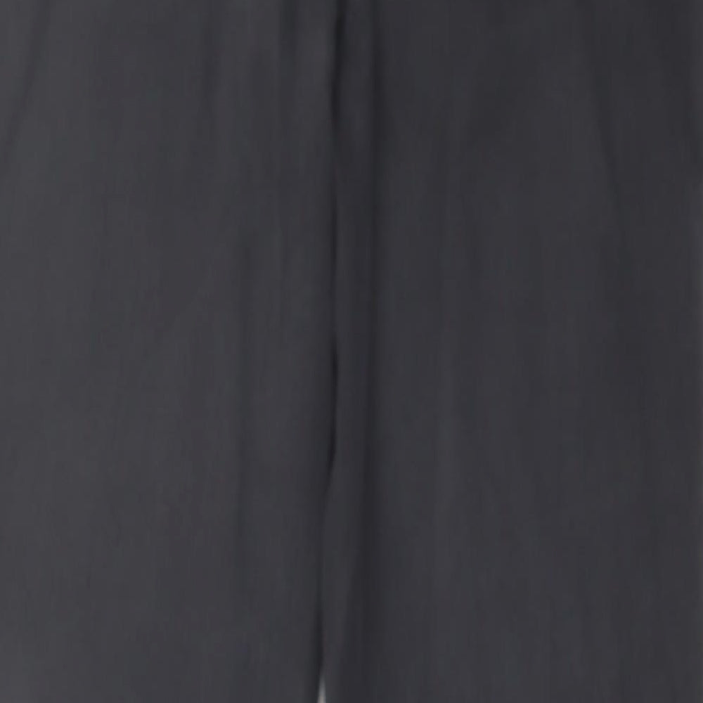 Michele Magic Womens Black  Cotton Straight Jeans Size 12 L28 in Regular Button