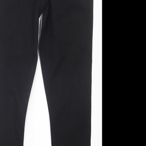Preworn Womens Black  Cotton Jegging Trousers Size 38 in L27 in Regular