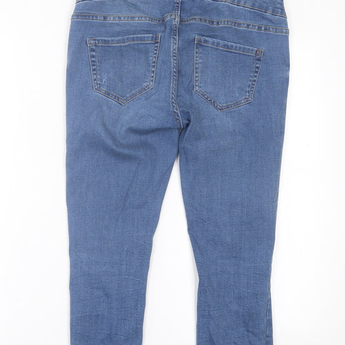 New Look Womens Blue  Cotton Skinny Jeans Size 8 L24 in Regular