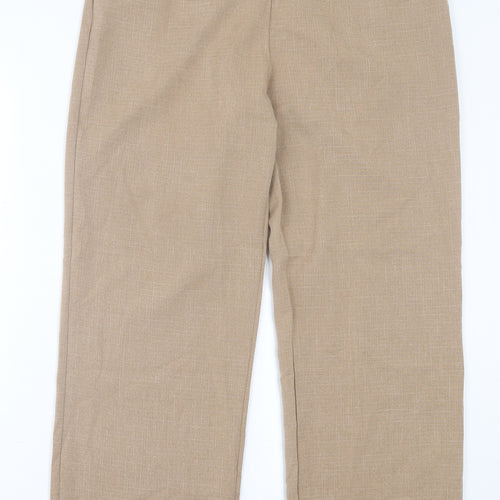 JLC Womens Brown  Polyester Trousers  Size L L29 in Regular Tie