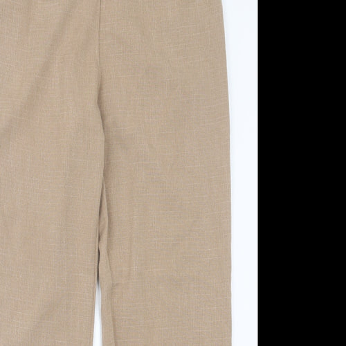JLC Womens Brown  Polyester Trousers  Size L L29 in Regular Tie