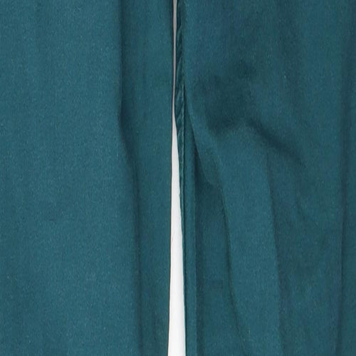 72D Womens Green  Cotton Skinny Jeans Size 30 in L29 in Regular Button