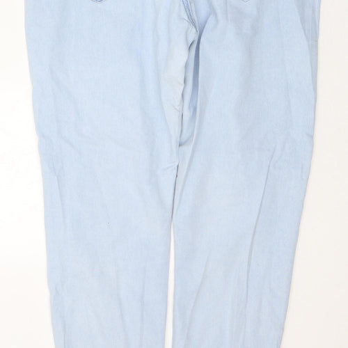 Originals Womens Blue  Cotton Skinny Jeans Size 12 L28 in Regular Button