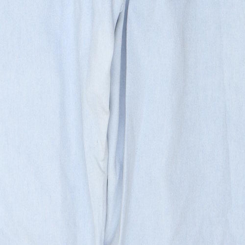 Originals Womens Blue  Cotton Skinny Jeans Size 12 L28 in Regular Button