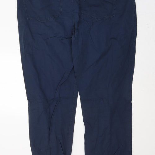 Jack Turphy Womens Blue  Cotton Straight Jeans Size 14 L28 in Regular Button