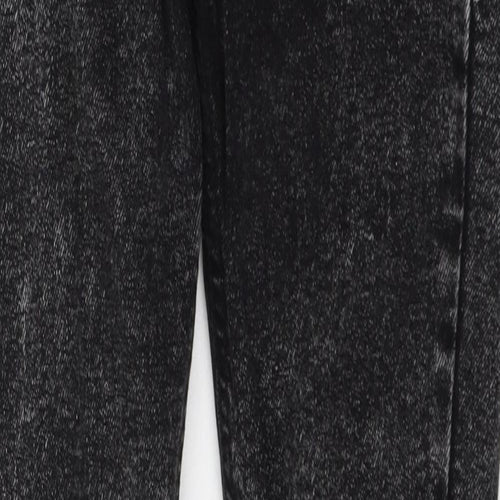 New Look Womens Black  Cotton Skinny Jeans Size 10 L28 in Regular Button