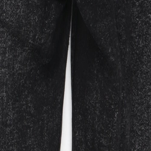 New Look Womens Black  Cotton Skinny Jeans Size 10 L28 in Regular Button