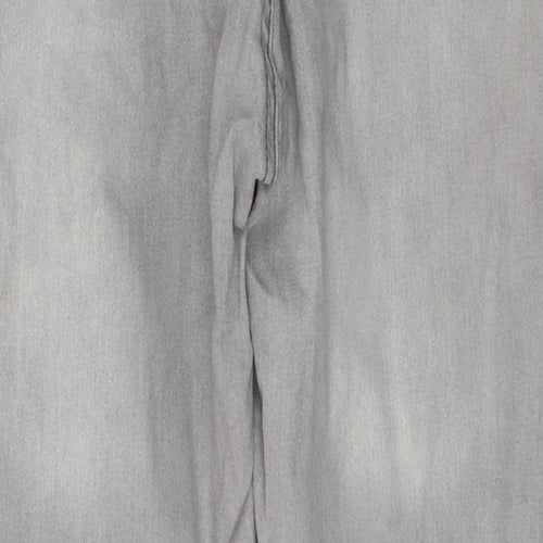 Studio Womens Grey  Cotton Skinny Jeans Size 10 L26 in Regular Button