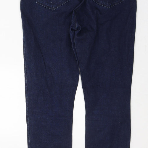 Denim Womens Blue  Cotton Skinny Jeans Size 10 L25 in Regular Button