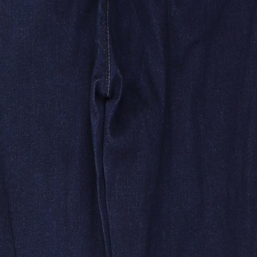 Denim Womens Blue  Cotton Skinny Jeans Size 10 L25 in Regular Button