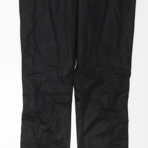 H&M Womens Black  Cotton Jegging Jeans Size 12 L26 in Regular