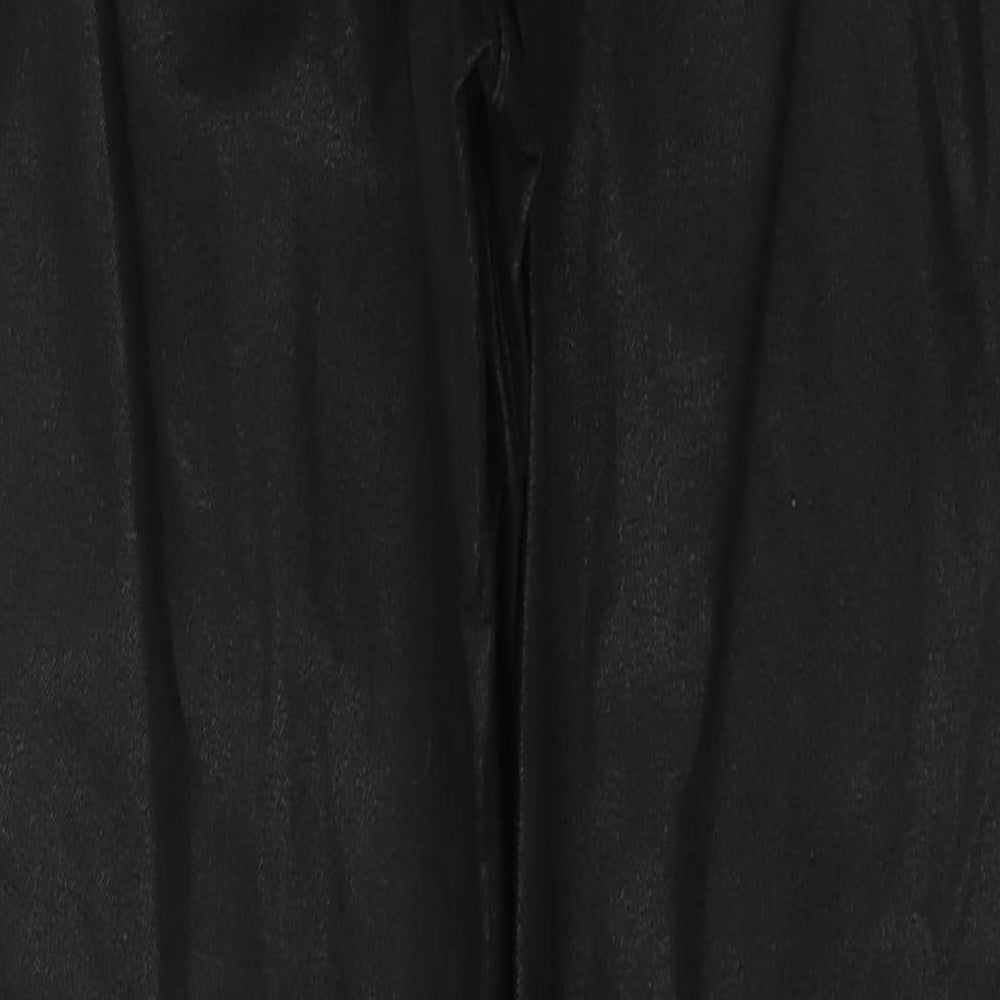 H&M Womens Black  Cotton Jegging Jeans Size 12 L26 in Regular