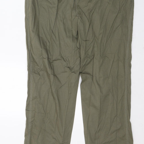 Gelco Womens Green  Cotton Straight Jeans Size 20 L32 in Regular Button