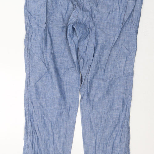 Gap Womens Blue  Cotton Straight Jeans Size 8 L27 in Regular Button