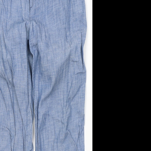 Gap Womens Blue  Cotton Straight Jeans Size 8 L27 in Regular Button