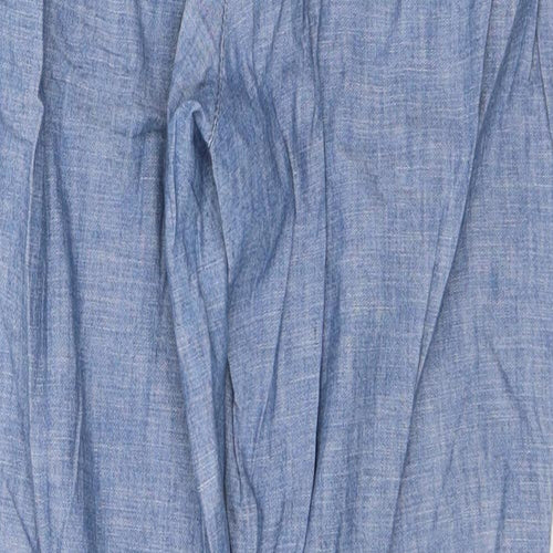 Gap Womens Blue  Cotton Straight Jeans Size 8 L27 in Regular Button