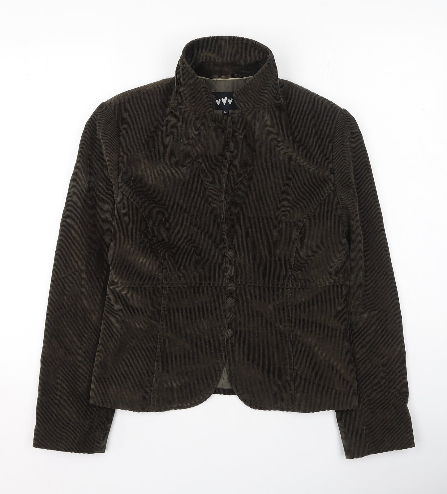 Marks and Spencer Womens Green   Jacket Coatigan Size 14