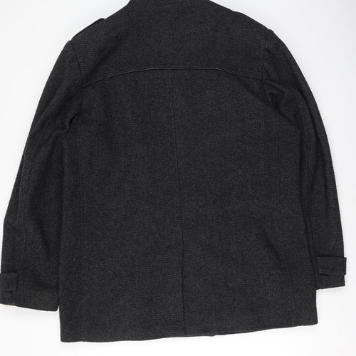 South Bay Womens Grey   Trench Coat Coat Size M