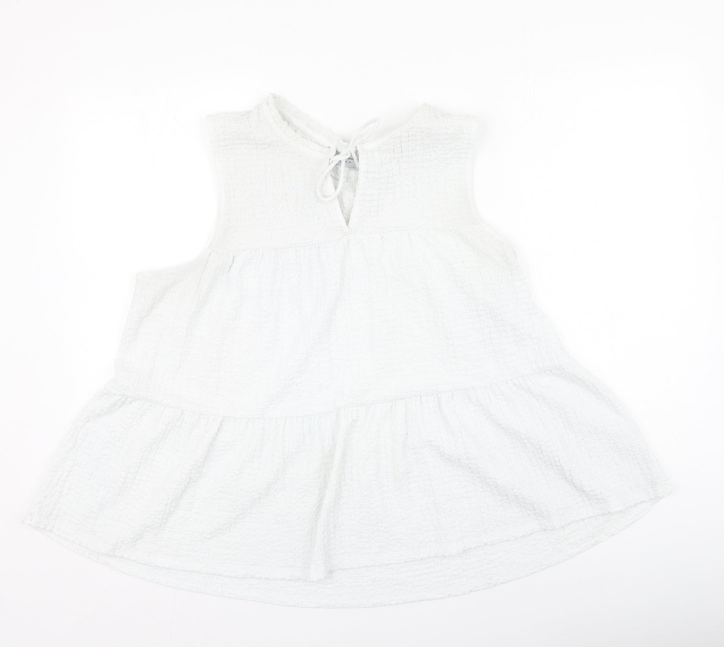 Papaya Womens Ivory  Polyester Camisole Tank Size 18 Round Neck