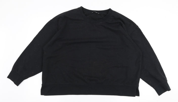 Dunnes Stores Womens Black  Polyester Pullover Sweatshirt Size XL  Pullover