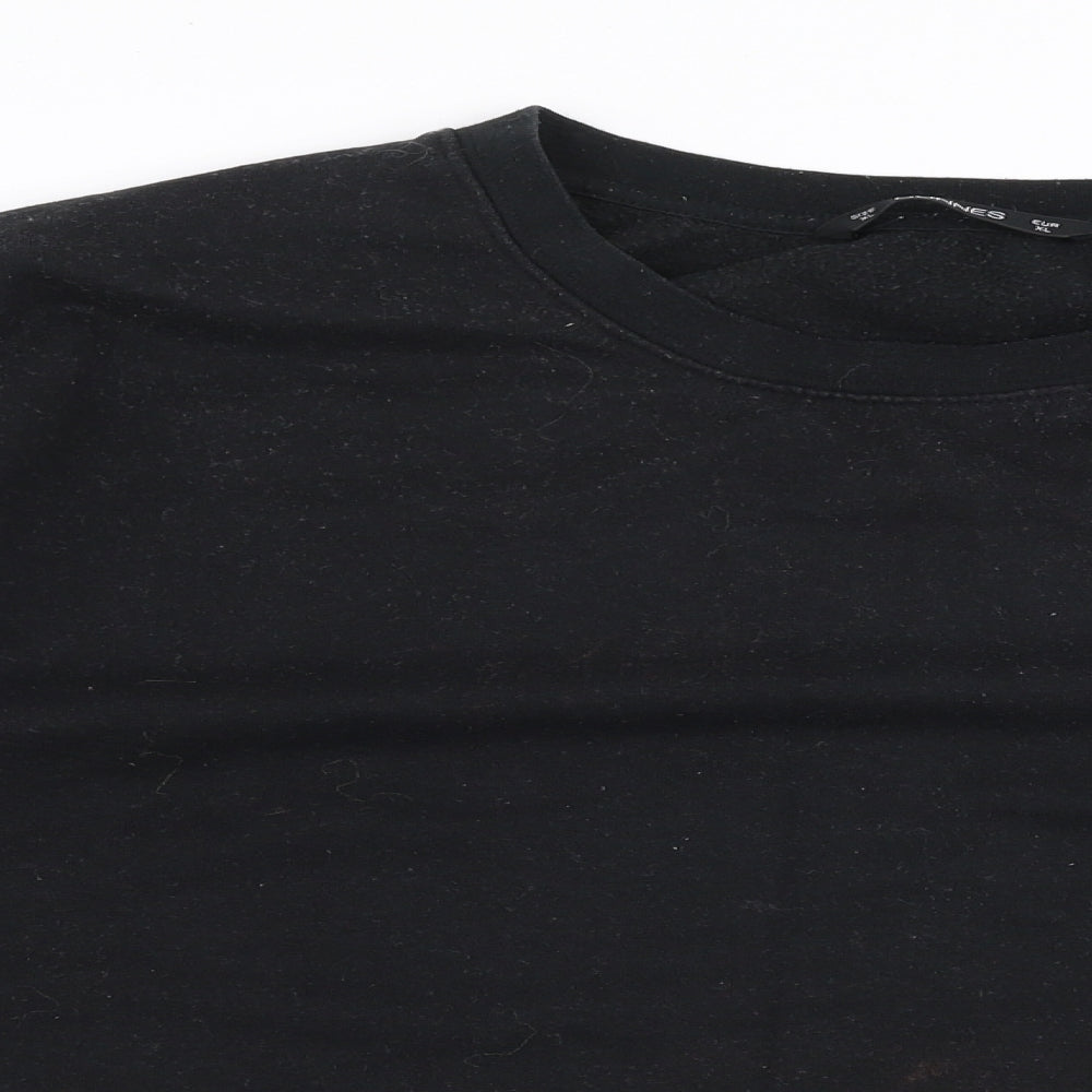 Dunnes Stores Womens Black  Polyester Pullover Sweatshirt Size XL  Pullover
