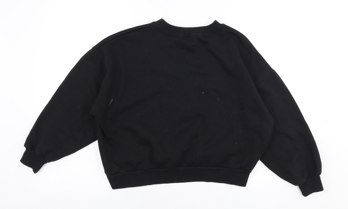 Preworn Womens Black  Polyester Pullover Sweatshirt Size XS  Pullover - Insurgent