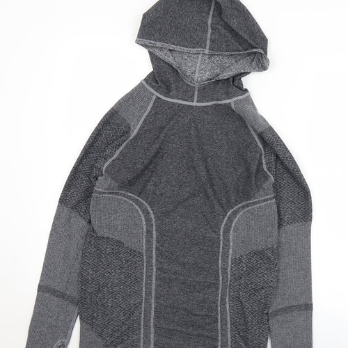 Preworn Womens Grey  Polyester Pullover Hoodie Size M