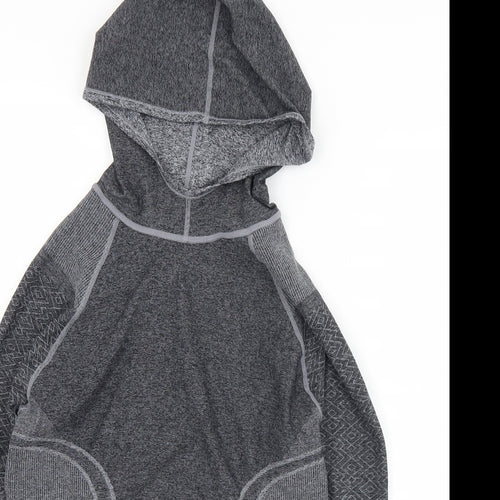 Preworn Womens Grey  Polyester Pullover Hoodie Size M