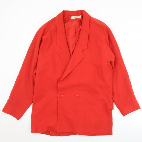 Wallis Womens Red   Jacket  Size 12  Button