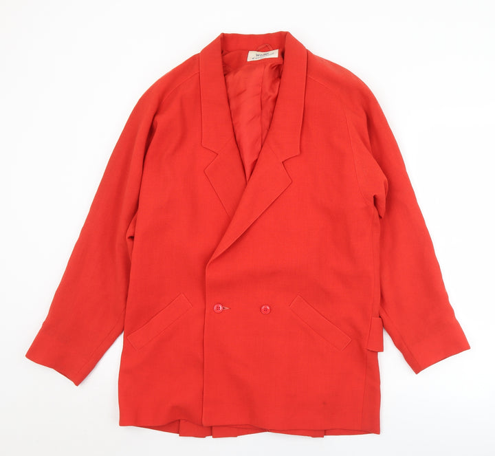 Wallis Womens Red   Jacket  Size 12  Button