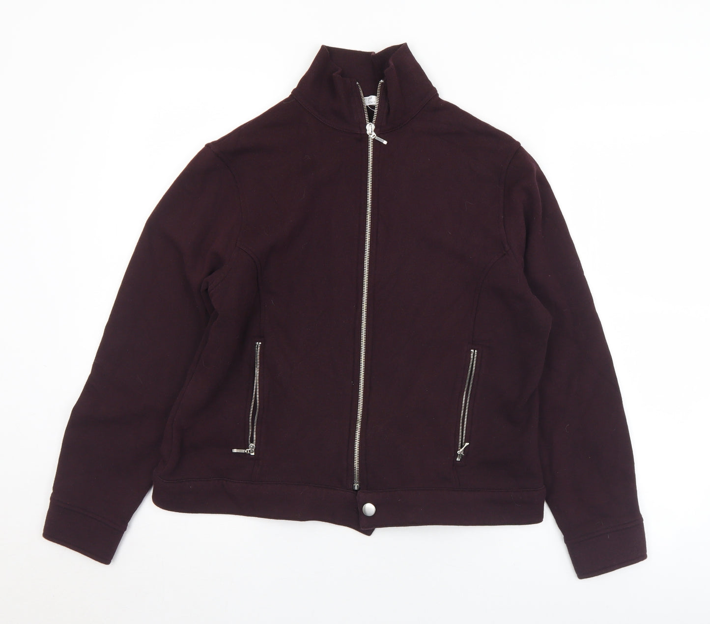 Marks and Spencer Womens Purple   Jacket  Size 14  Zip