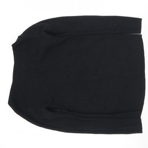 Gap Womens Black Boat Neck  Cotton Pullover Jumper Size XS
