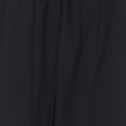 After Eight Womens Black  Polyester Trousers  Size 14 L28 in Regular