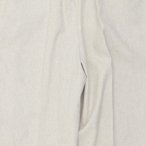 BM Womens Beige  Polyester Trousers  Size 20 L29 in Regular