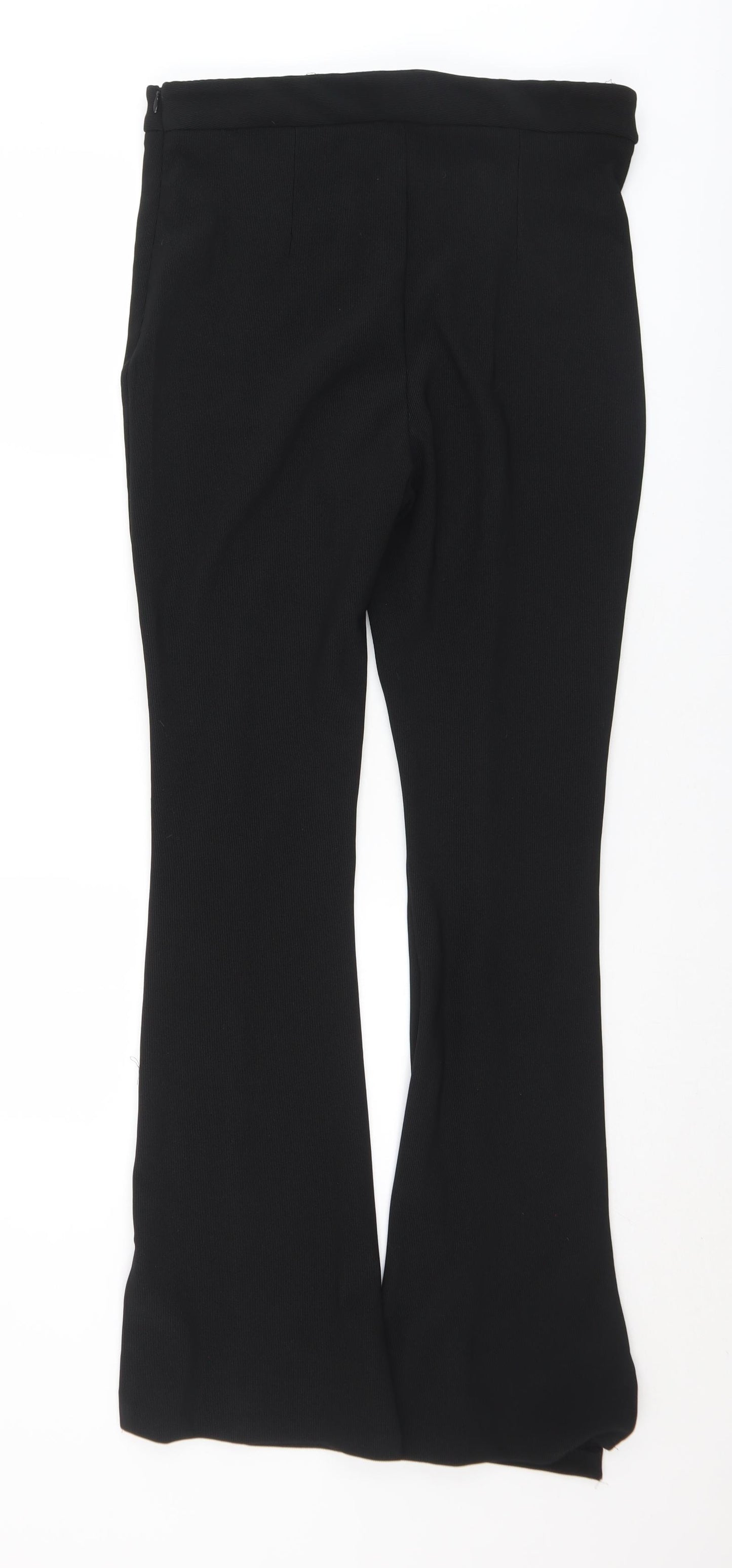 Primark Womens Black  Polyester Trousers  Size 14 L33 in Regular