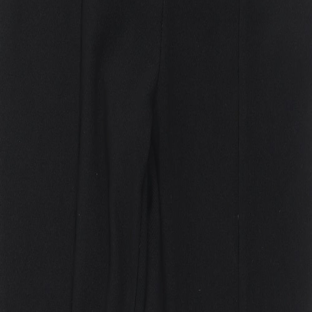Primark Womens Black  Polyester Trousers  Size 14 L33 in Regular